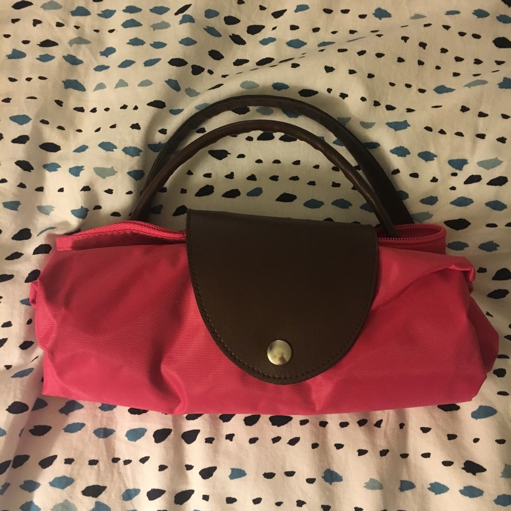 Pink Fold-Up Bag